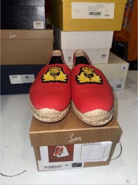 Christian Louboutin espadrille flats size 43 (10 men’s)